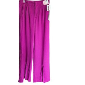 Happily Grey JR Women's Vibrant Purple Wide-Leg Pants  Size 1 ‎ NWT